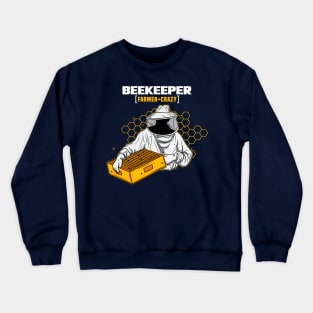 Beekeeper Bee Keeper Apiary Honey gift idea present Crewneck Sweatshirt